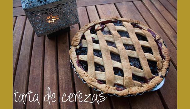 Tarta de cerezas sin Gluten