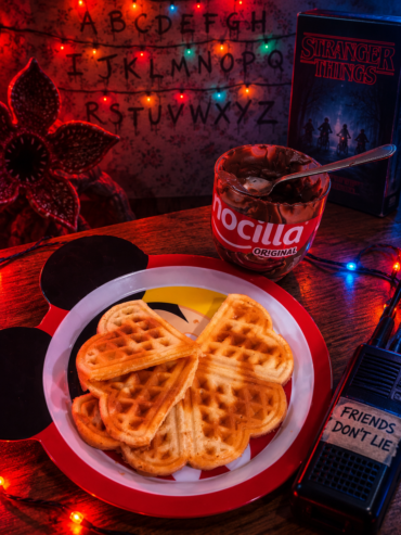 Gofres sin gluten caseros inspirados en Stranger Things y Once