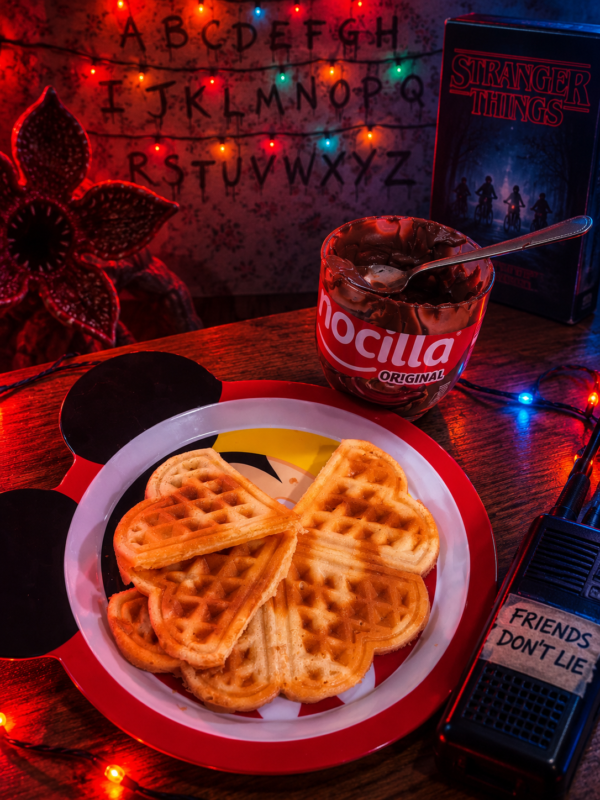 Gofres sin gluten caseros inspirados en Stranger Things y Once